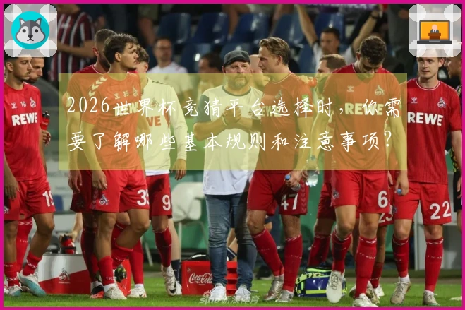 2026世界杯竞猜平台选择时，你需要了解哪些基本规则和注意事项？