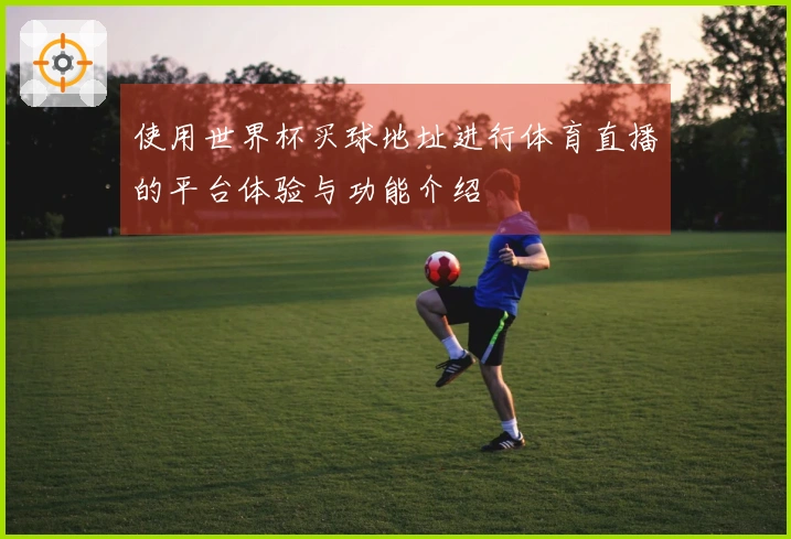 使用世界杯买球地址进行体育直播的平台体验与功能介绍